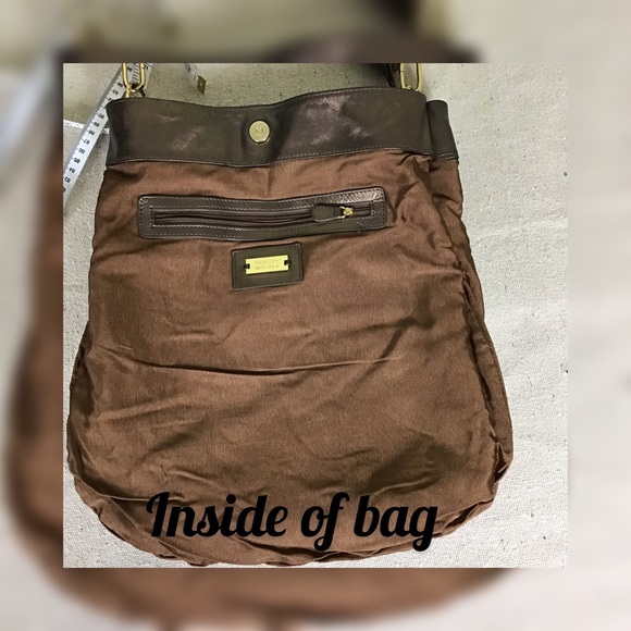 Badgley Mischka Women Handbag Bronze top handle Hobo bag EUC Fall, Boho Metallic - Picture 8 of 9